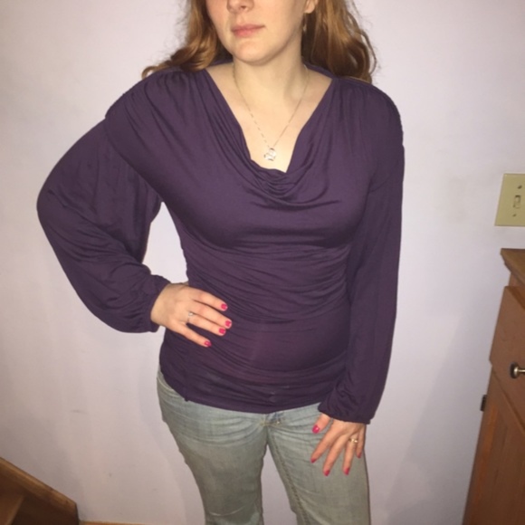 Chelsea & Violet Tops - Chelsea & Violet Purple Top